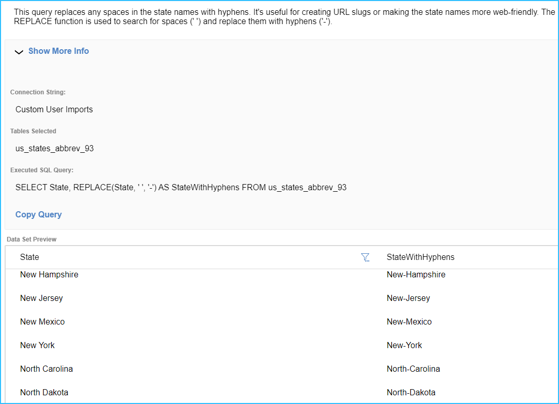 Prompt Result - REPLACE SQL Function